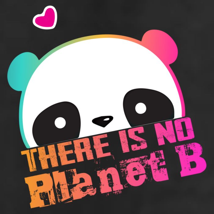 Cute Panda: There Is No Planet B Gift Climate Change Is Real! Gift Golf Towel