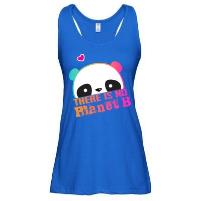 Cute Panda: There Is No Planet B Gift Climate Change Is Real! Gift Ladies Essential Flowy Tank
