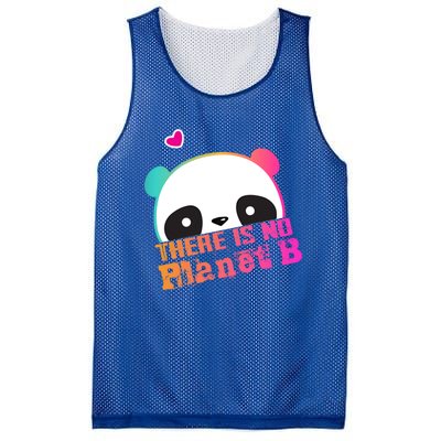 Cute Panda: There Is No Planet B Gift Climate Change Is Real! Gift Mesh Reversible Basketball Jersey Tank