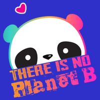 Cute Panda: There Is No Planet B Gift Climate Change Is Real! Gift Short Acrylic Beanie