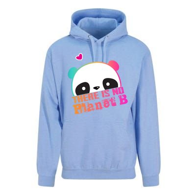 Cute Panda: There Is No Planet B Gift Climate Change Is Real! Gift Unisex Surf Hoodie