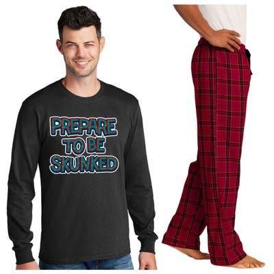 Cribbage Prepared To Be Skunked Long Sleeve Pajama Set