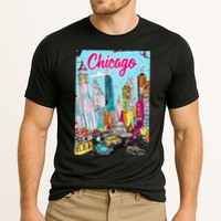 Chicago Preppy Travel Design Cooling Performance Crew T-Shirt