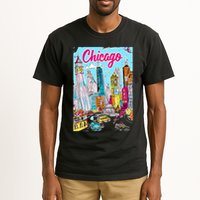 Chicago Preppy Travel Design Tall T-Shirt