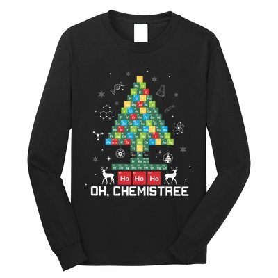 Chemistree Periodic Table Funny Chemistry Teacher Long Sleeve Shirt