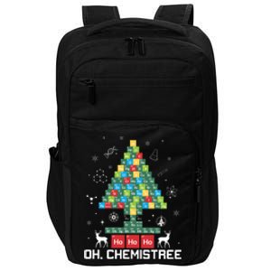 Chemistree Periodic Table Funny Chemistry Teacher Impact Tech Backpack