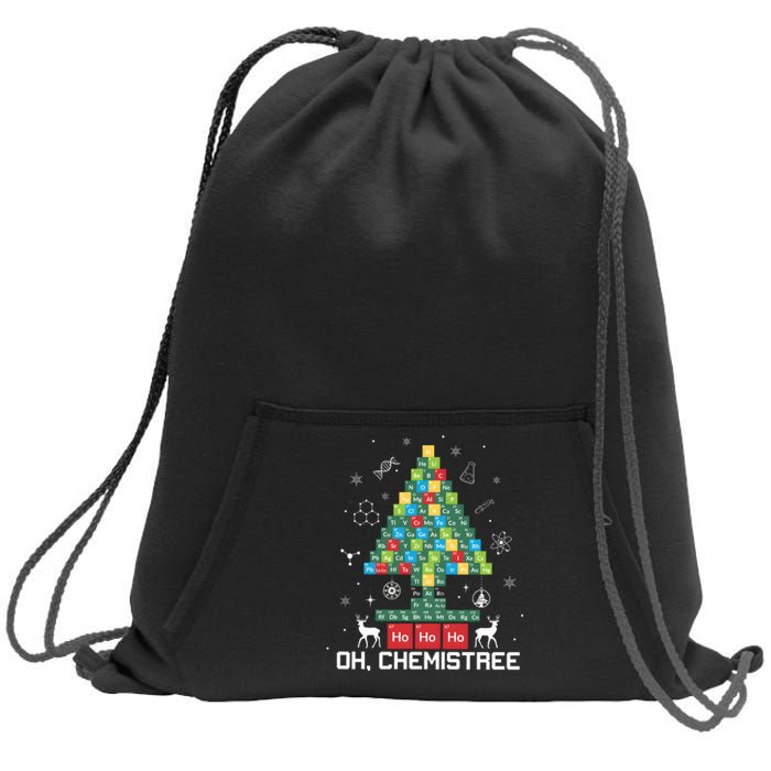 Chemistree Periodic Table Funny Chemistry Teacher Sweatshirt Cinch Pack Bag