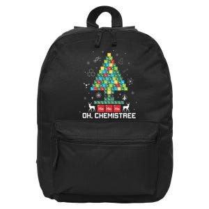 Chemistree Periodic Table Funny Chemistry Teacher 16 in Basic Backpack