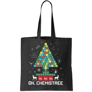 Chemistree Periodic Table Funny Chemistry Teacher Tote Bag