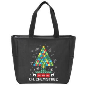 Chemistree Periodic Table Funny Chemistry Teacher Zip Tote Bag