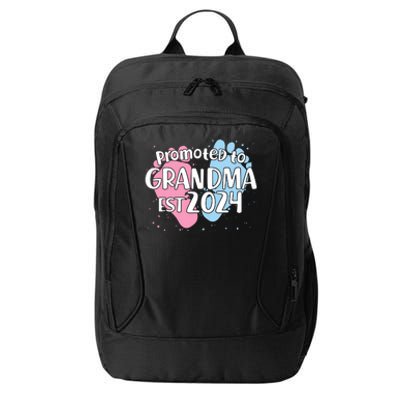 Cute Promoted To Grandma Est 2024 City Backpack