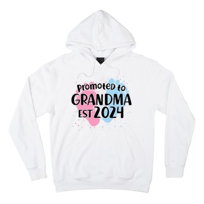 Cute Promoted To Grandma Est 2024 Hoodie