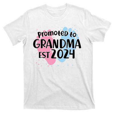 Cute Promoted To Grandma Est 2024 T-Shirt