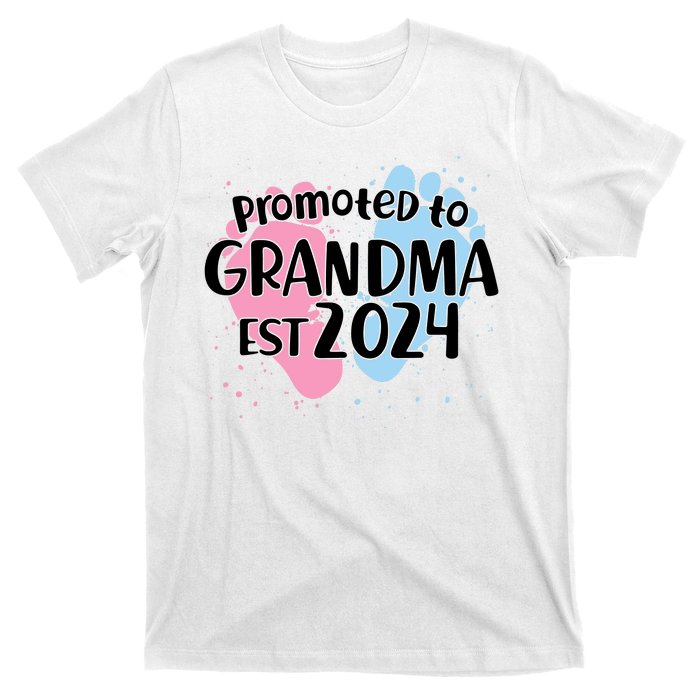 Cute Promoted To Grandma Est 2024 T-Shirt