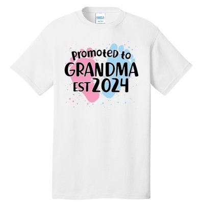 Cute Promoted To Grandma Est 2024 Tall T-Shirt