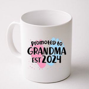 Cute Promoted To Grandma Est 2024 Coffee Mug