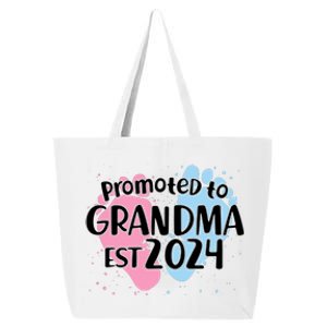 Cute Promoted To Grandma Est 2024 25L Jumbo Tote