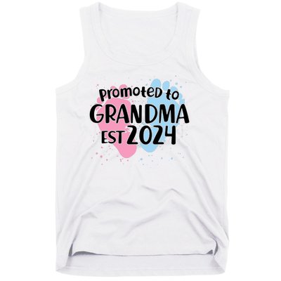 Cute Promoted To Grandma Est 2024 Tank Top