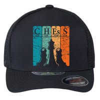 Chess Periodic Table Elements Nerd Chess Player Vintage Flexfit Unipanel Trucker Cap