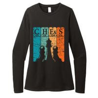 Chess Periodic Table Elements Nerd Chess Player Vintage Womens CVC Long Sleeve Shirt