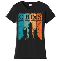 Chess Periodic Table Elements Nerd Chess Player Vintage Women's T-Shirt