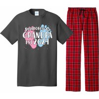 Cute Promoted To Grandpa Est 2024 Pajama Set