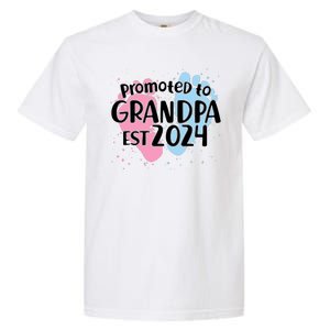 Cute Promoted To Grandpa Est 2024 Garment-Dyed Heavyweight T-Shirt