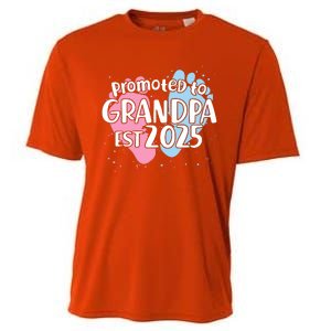 Cute Promoted To Grandpa Est 2025 Cooling Performance Crew T-Shirt