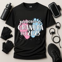 Cute Promoted To Grandpa Est 2025 Cooling Performance Crew T-Shirt