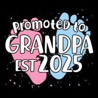 Cute Promoted To Grandpa Est 2025 Toddler T-Shirt