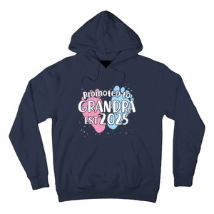 Cute Promoted To Grandpa Est 2025 Hoodie