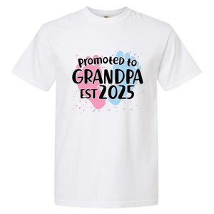 Cute Promoted To Grandpa Est 2025 Garment-Dyed Heavyweight T-Shirt