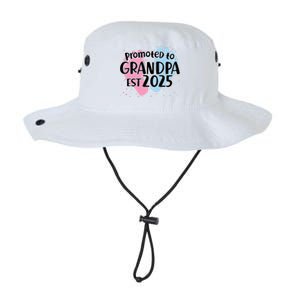 Cute Promoted To Grandpa Est 2025 Legacy Cool Fit Booney Bucket Hat