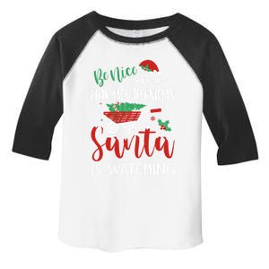 Christmas Pharmacy Technician Santa Be Nice Funny Xmas Gift Toddler Fine Jersey T-Shirt