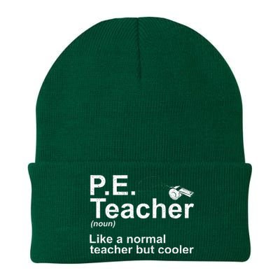 Cool Pe Teacher Art Physical Education Teacher Knit Cap Winter Beanie