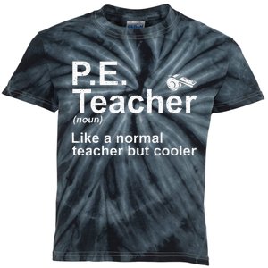 Cool Pe Teacher Art Physical Education Teacher Kids Tie-Dye T-Shirt