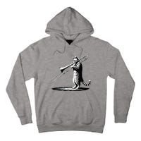 Cat Playing Trombone Player Trombonist Instrument Tall Hoodie