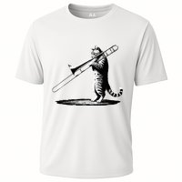 Cat Playing Trombone Player Trombonist Instrument Performance Shirt