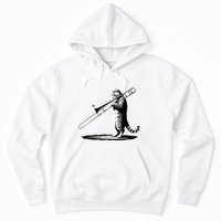 Cat Playing Trombone Player Trombonist Instrument Hoodie