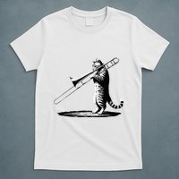 Cat Playing Trombone Player Trombonist Instrument T-Shirt