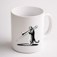 Cat Playing Trombone Player Trombonist Instrument Mug