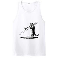 Cat Playing Trombone Player Trombonist Instrument PosiCharge Competitor Tank