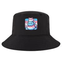 Cat Pile Trans Pride Transgender Day Of Visibility Cool Comfort Performance Bucket Hat