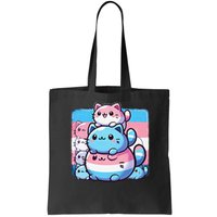 Cat Pile Trans Pride Transgender Day Of Visibility Bag