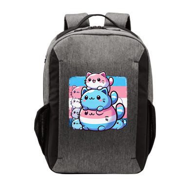 Cat Pile Trans Pride Transgender Day Of Visibility Vector Backpack