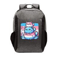 Cat Pile Trans Pride Transgender Day Of Visibility Vector Backpack