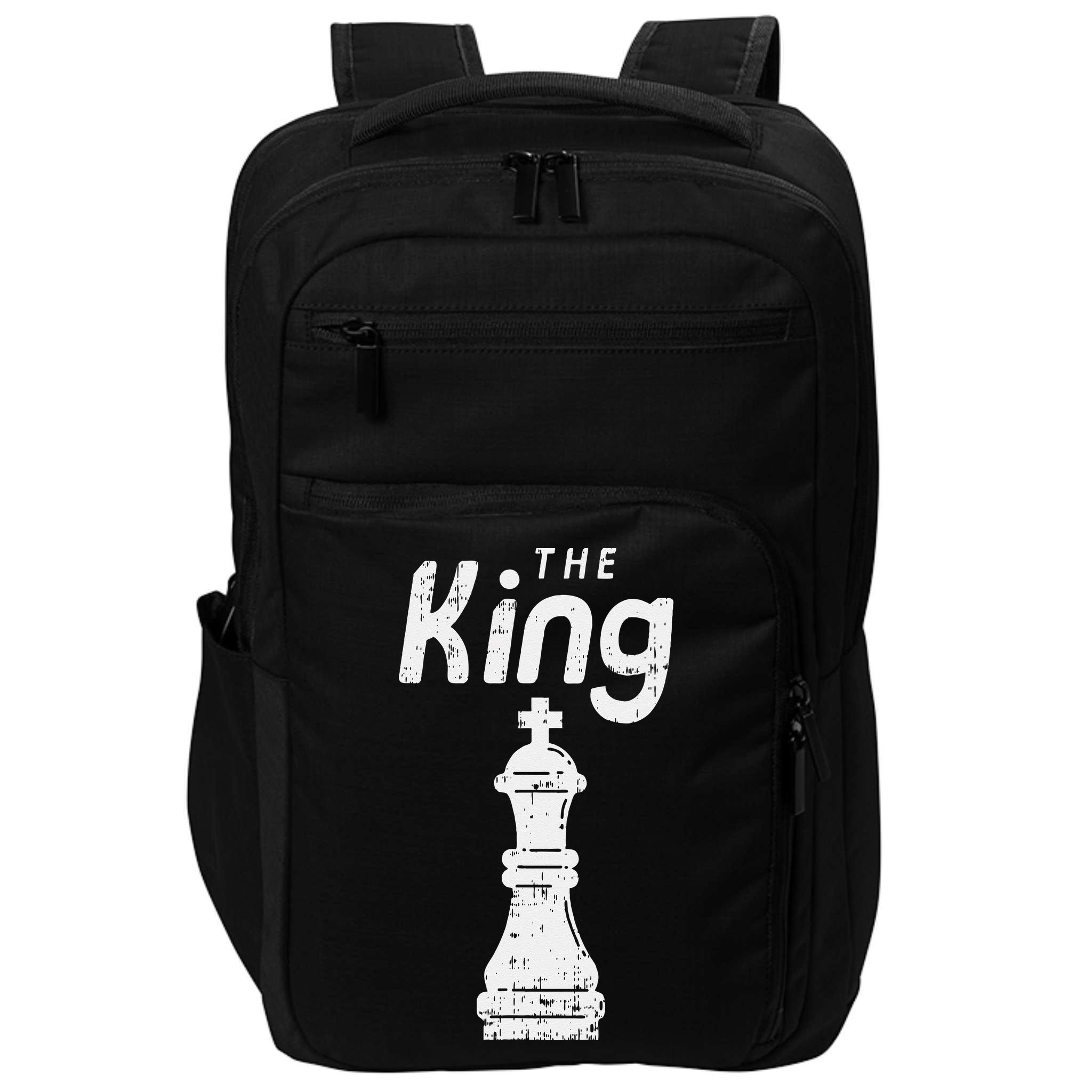 Chess Piece The King Halloween Matching Costume Impact Tech Backpack