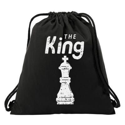 Chess Piece The King Halloween Matching Costume Drawstring Bag
