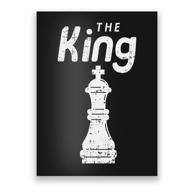 Chess Piece The King Halloween Matching Costume Poster