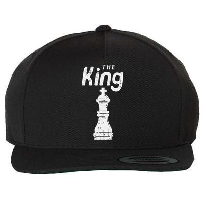 Chess Piece The King Halloween Matching Costume Wool Snapback Cap